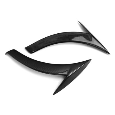 Auto Fibra de Carbono Fender Lado Air Vent Trim Para BENZ Classe C W205 C63 4 Portas